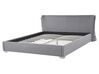 Fabric EU King Size Bed Grey PARIS_814250