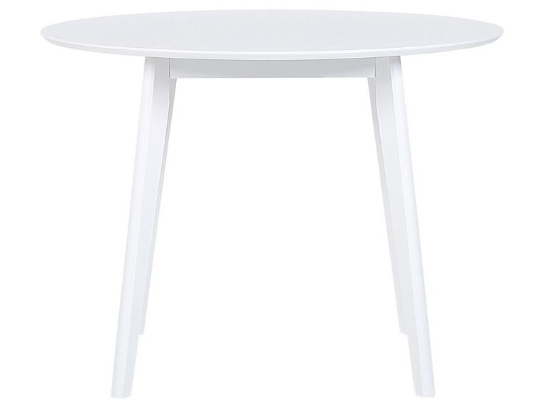 Stół do jadalni okrągły ⌀ 100 cm biały ROXBY_792008