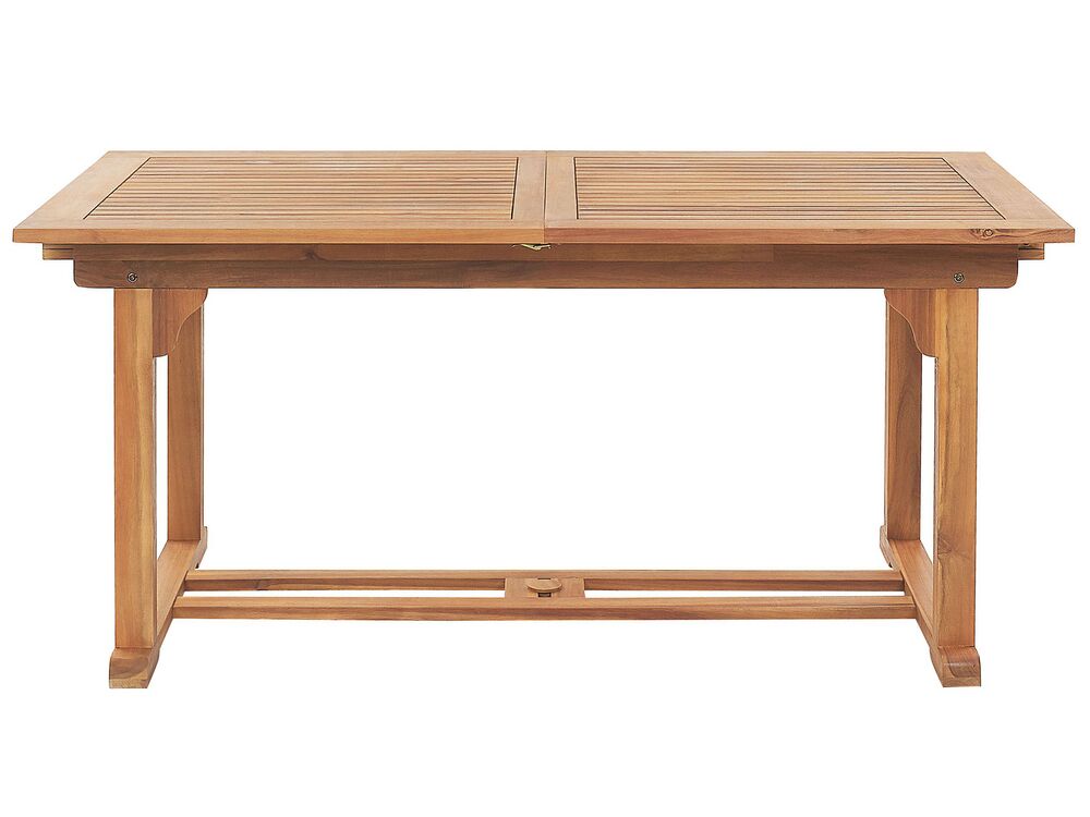 Gartenmöbel Set Akazienholz hellbraun 6-Sitzer JAVA | Beliani.at