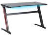 Gaming Desk with RGB LED Lights 120 x 60 cm Black DARFUR_796656