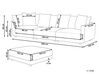 3 Seater Fabric Sofa with Ottoman Off-White SIGTUNA_896563