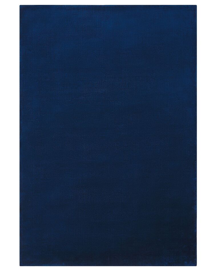 Matta 160 x 230 cm viskos marinblå GESI II_793600