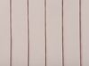 Pasztellrózsaszín bársony franciaágy ládával 160 x 200  cm NOYERS_796513