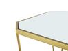 Conjunto de 2 mesas de apoio em metal dourado SIERRA_725405