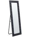 Espelho de pé com moldura em veludo cinzento escuro 50 x 150 cm ANSOUIS_903990