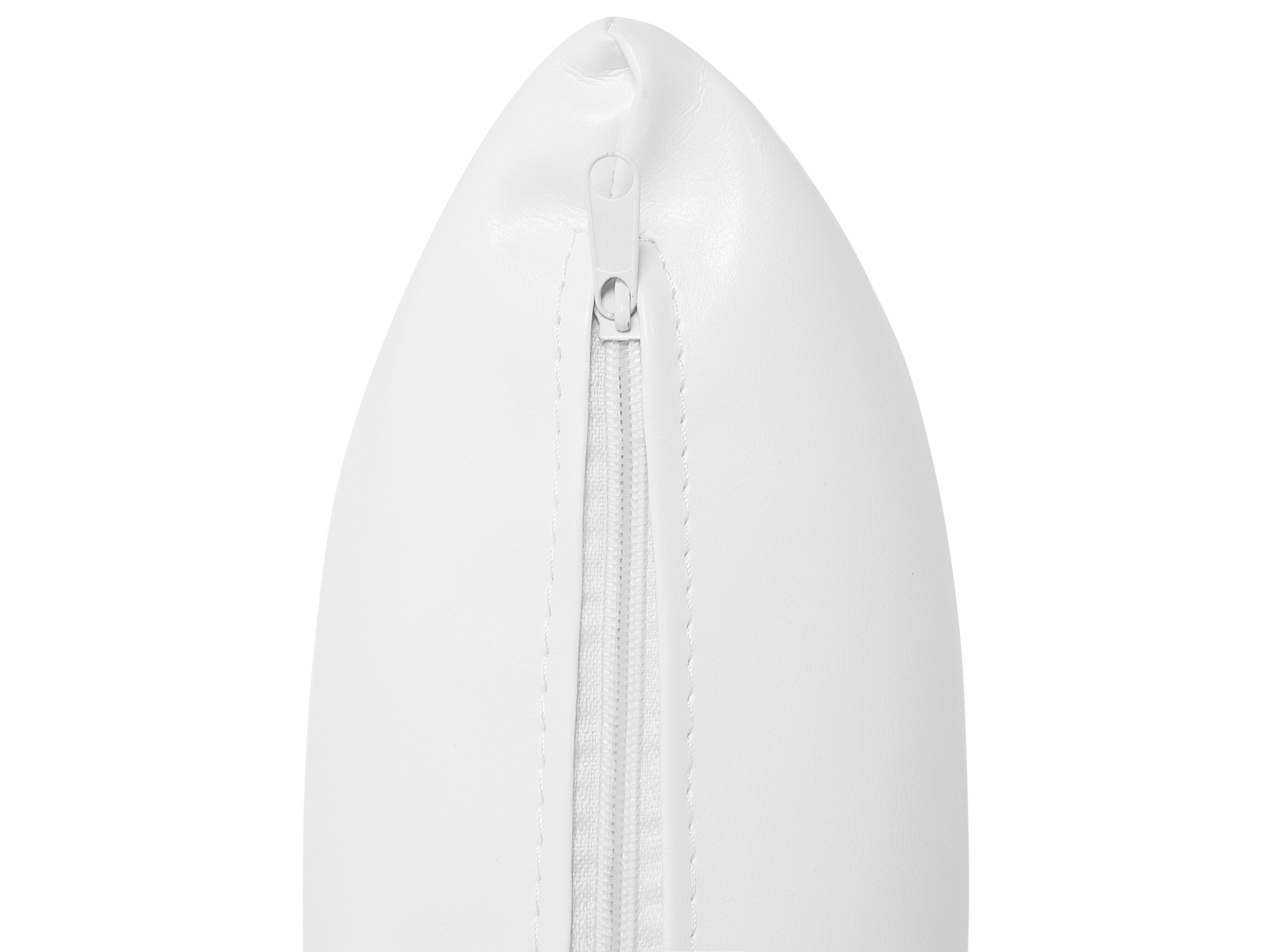 Chaiselongue Kunstleder weiß rechtsseitig LATTES | Beliani.de