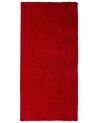 Tappeto shaggy rosso 80 x 150 cm DEMRE_715091