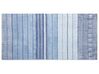 Viskózový koberec 80 x 150 cm modrá/biela YARDERE_751209