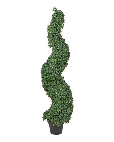 Umělá rostlina v květináči 120 cm BOXWOOD SPIRAL TREE