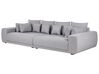 4 Seater Fabric Sofa Grey TORPO_871695