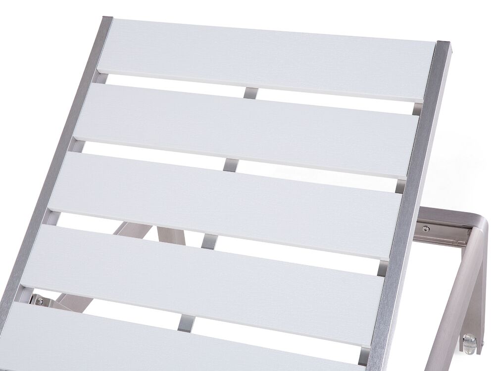 Gartenliege Kunstholz weiss NARDO | Beliani.ch