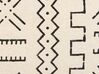 Lot de 2 coussins en coton à motif géométrique blanc et noir 45 x 45 cm MYRICA_838829