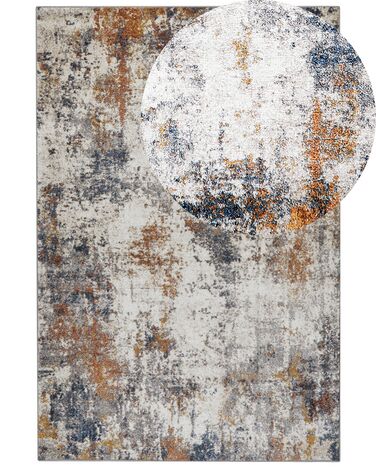 Teppich mehrfarbig 200 x 300 cm abstraktes Muster Kurzflor SHATIN