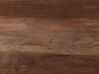 	Mesa de comedor madera oscura/negro 160 x 90 cm WITNEY_755629