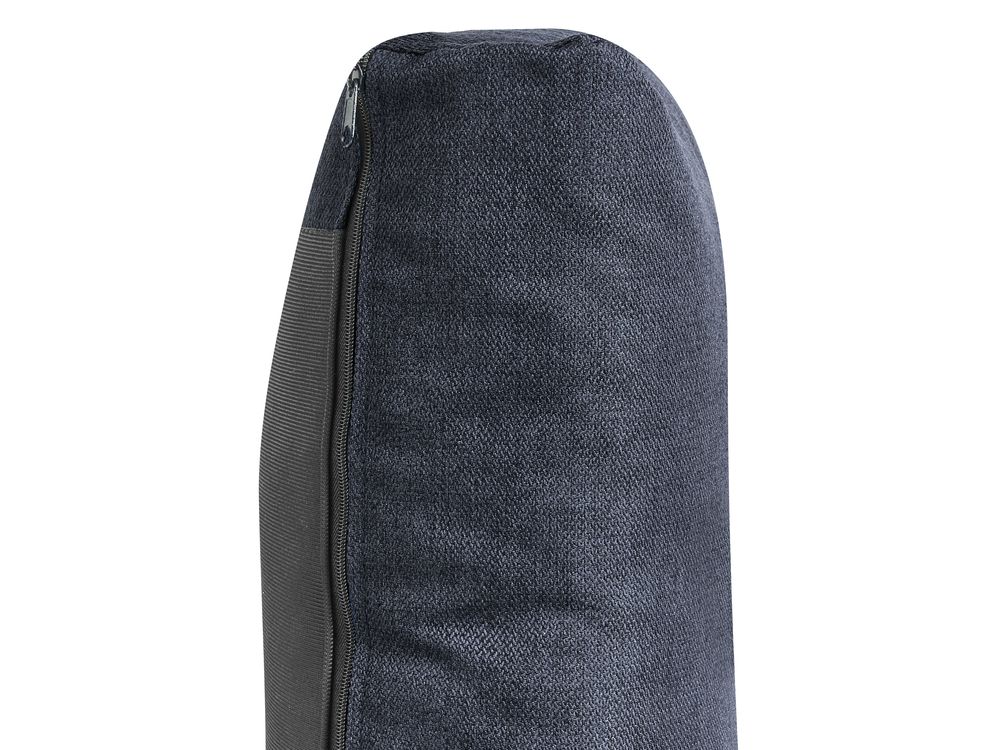 Right Hand Corner Sofa Bed with Storage Navy Blue FLAKK Beliani.co.uk