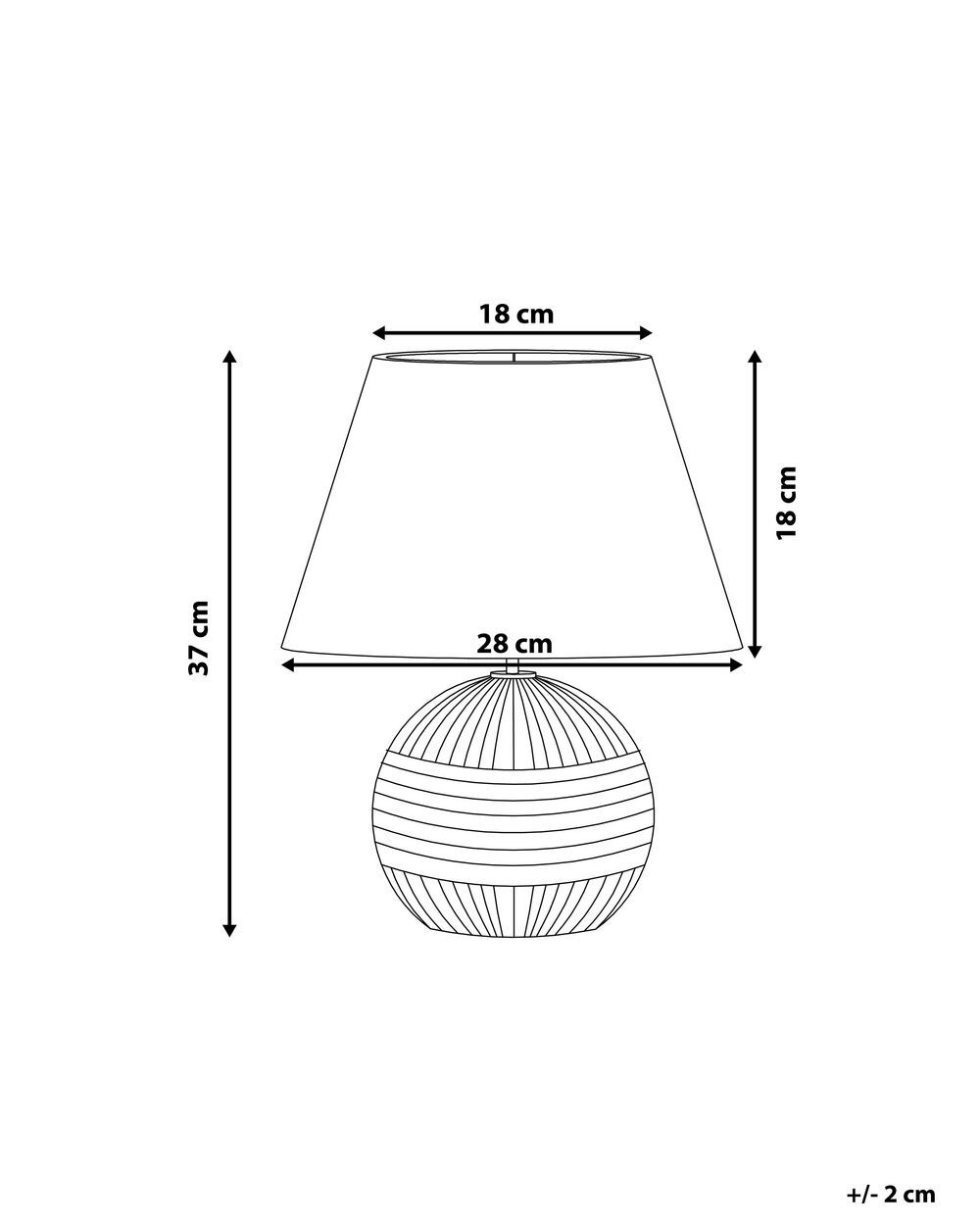 Lampada da tavolo MAGDA E27 argento / grigio