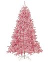 Árbol de Navidad rosa 210 cm FARNHAM_813144