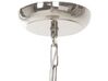 Lampa wisząca metalowa srebrna MARINGA_720980