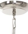 Lampa wisząca metalowa srebrna MARINGA_720980