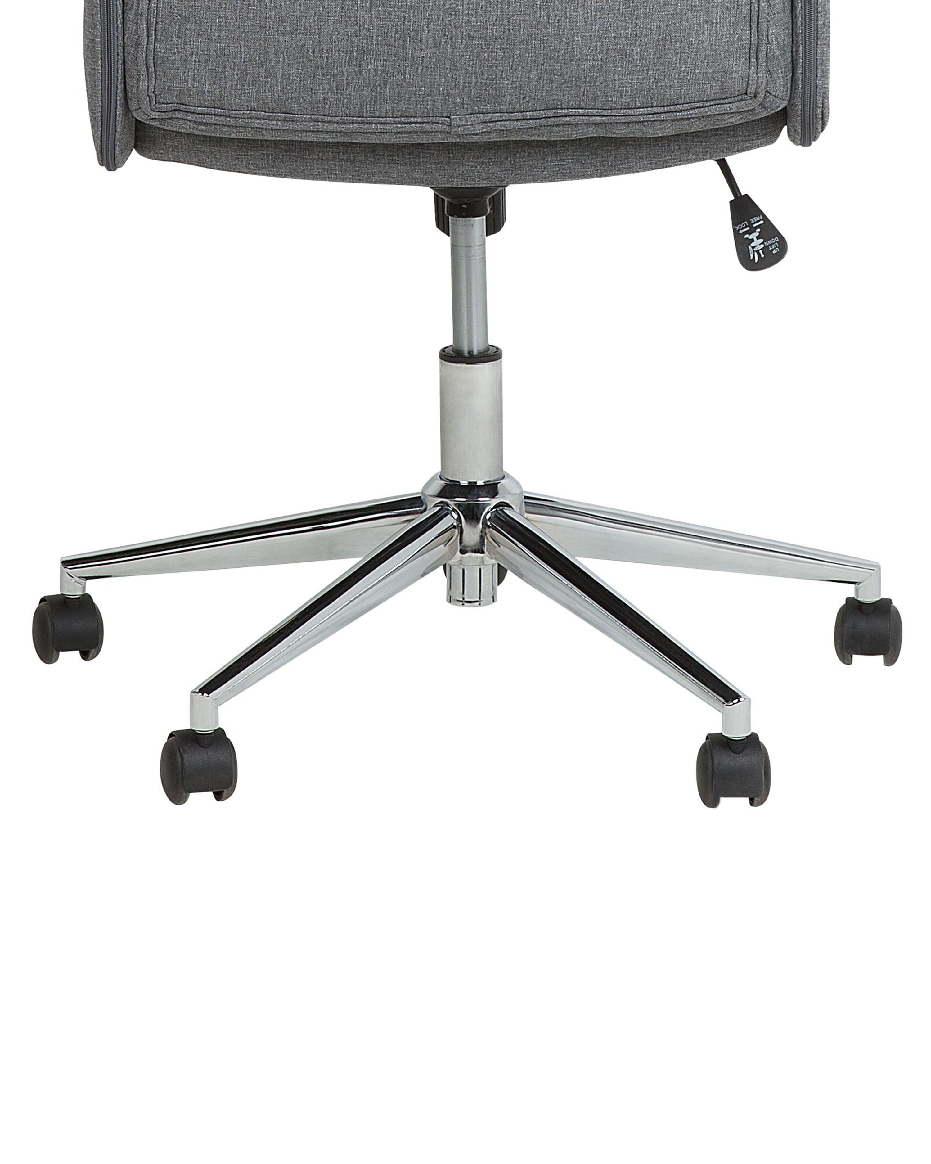Bürostuhl grau höhenverstellbar PILOT | Beliani.ch