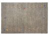 Vlnený koberec gabbeh 140 x 200 cm sivý SEYMEN_856077