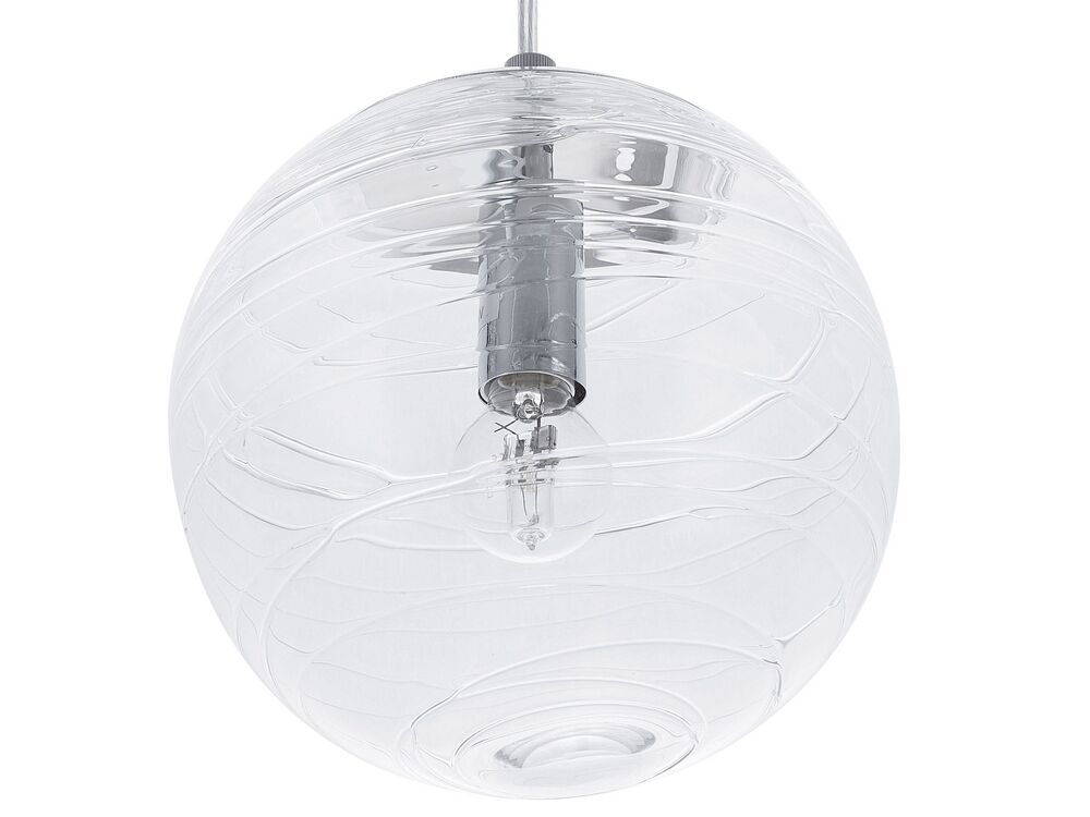 Glass Pendant Lamp Transparent MIRNA | Beliani.co.uk