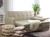 Fabric Sofa Bed Beige GLOMMA_717948