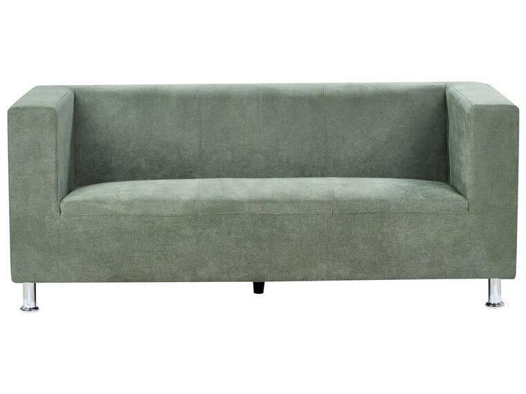3 Seater Fabric Sofa Green FLORO_916619