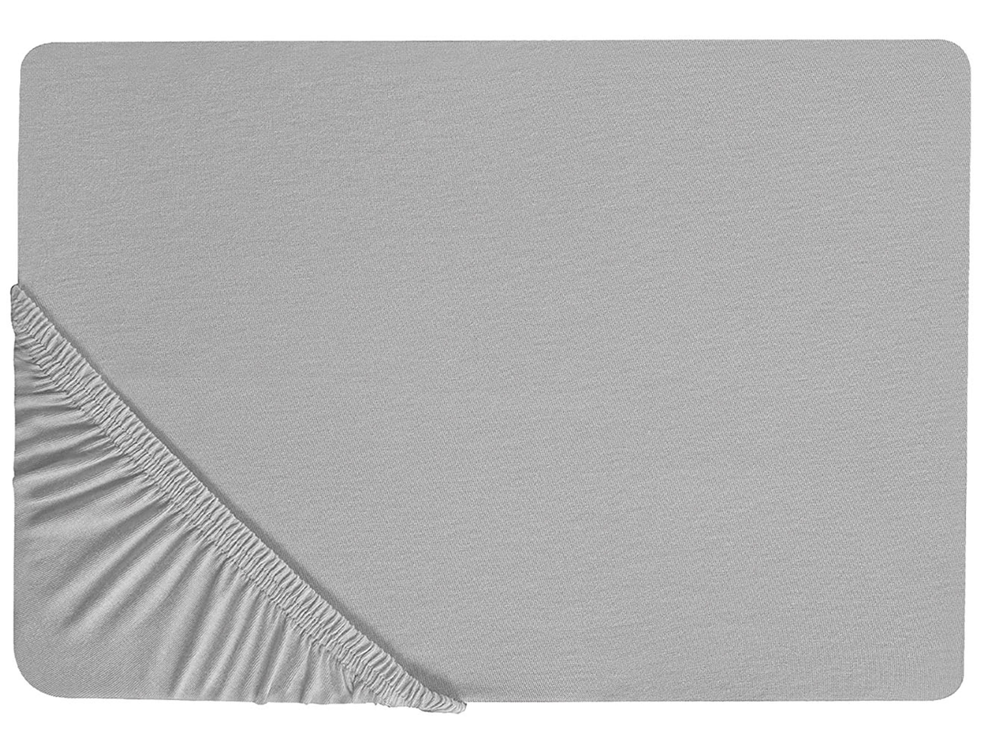 COCON Drap-housse 140-160 x 200 cm, Gris clair