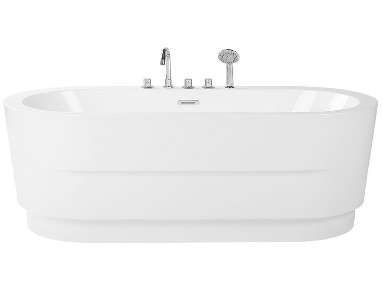 Freestanding Bath with Fixtures 1700 x 800 mm White EMPRESA _785202