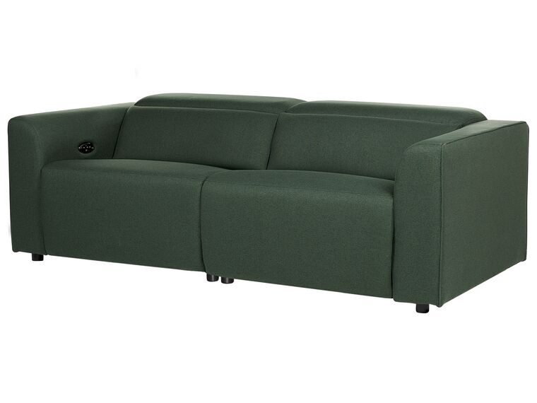 2-Sitzer Sofa dunkelgrün USB-Port elektrisch verstellbar ULVEN_905034