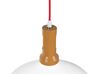 Lampe suspension blanc et doré SEPIK_692626