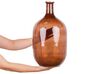 Vase en verre 51 cm brun doré DALCHINI_867359