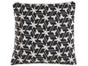 Set of 2 Cotton Cushions Geometric Pattern 45 x 45 cm Black and White ANDIRIN_802113