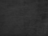 Černá pohodlná sametová lenoška Chesterfield - pravá NIMES_712538