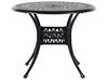 Záhradný stôl okrúhly hliníkový ⌀ 90 cm čierny ANCONA_806912