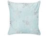 Velvet Cushion Starfish Motif 45 x 45 cm Blue CERAMIUM_892957
