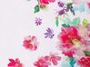 Posteľné obliečky z bavlneného saténu 155 x 220 cm biela/ružová LARYNHILL_803107