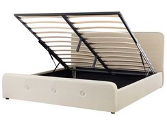 Parisänky kangas säilytystila beige 180 x 200 cm RENNES