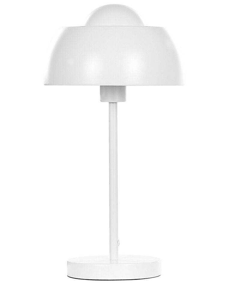 Lampada da tavolo metallo bianco 44 cm SENETTE_822313