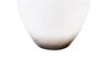 Dekoratívna terakotová váza 36 cm biela BAEZA_791583