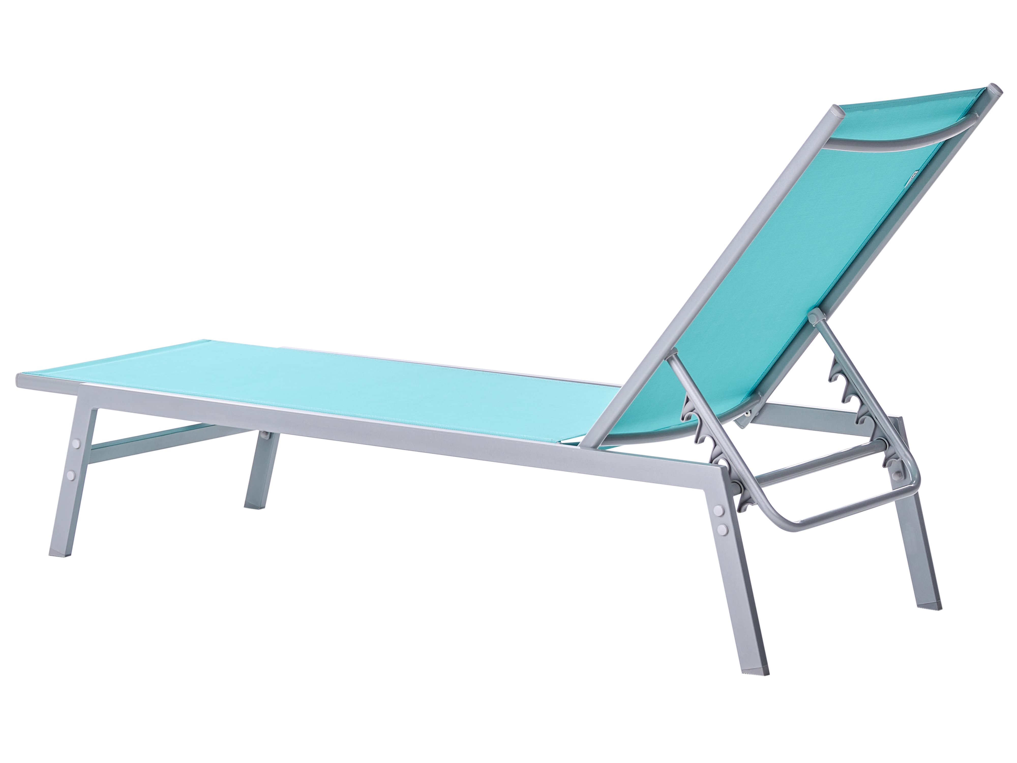 Leżak ogrodowy niebieski NOLI