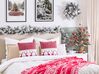 Conjunto de 2 almofadas decorativas vermelho e branco 45 x 45 cm ROBBIE_814077