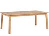Mesa de jardín extensible de madera de acacia clara 180/240 x 100 cm CESANA_799400