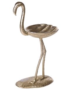 Koriste flamingo alumiini kulta 57 cm SANEN