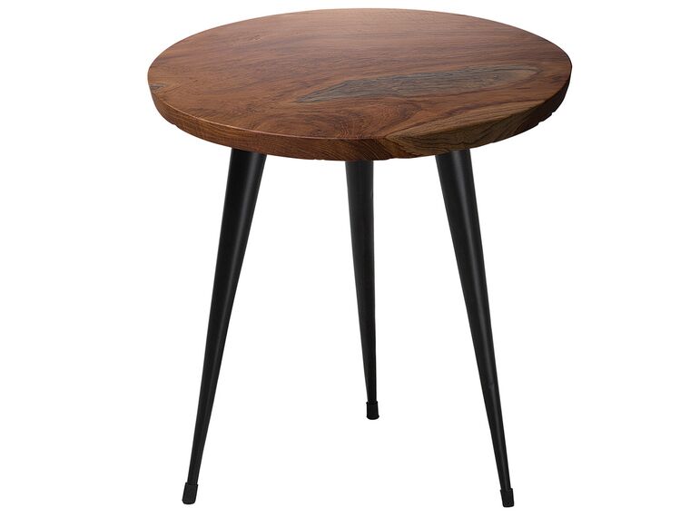Table appoint en bois de teck ⌀ 45 cm DETAH_713545