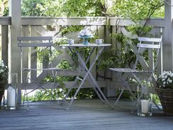 2-istuttava bistrosetti teräs harmaa FIORI