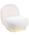 Boucle Armless Chair White LOVIISA_886437