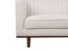 3 Seater Fabric Sofa Beige SKAULE_894075