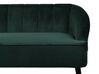 3-istuttava sohva samettinen vihreä ALSVAG_732192